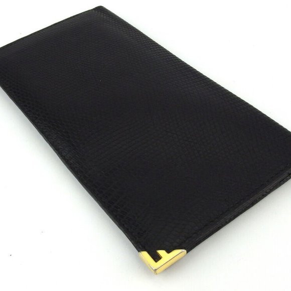 Salvatore Ferragamo length wallet Lizard tone type Auth used L3379 - Picture 3 of 8